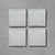 White Glazed Square Tile